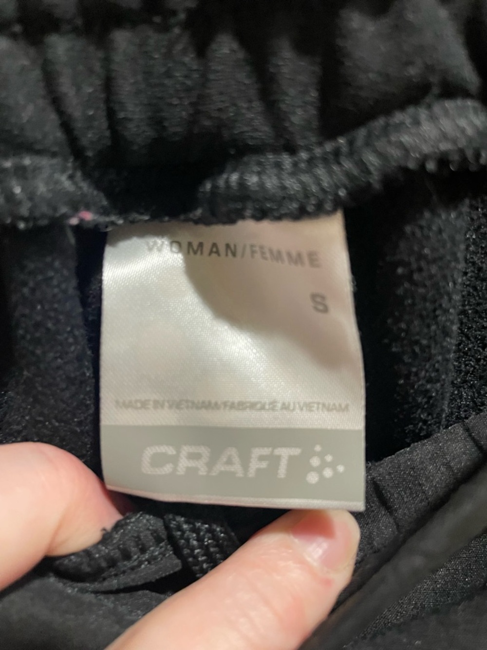 Craft Black Women’s Reflective Trim Track Pants - Picture 4 of 5